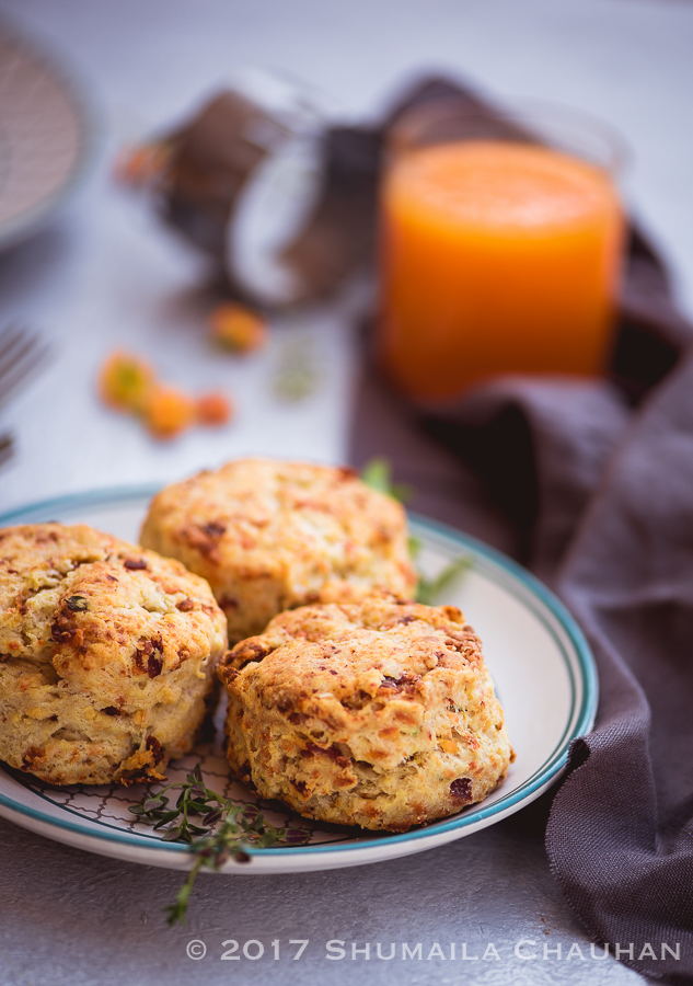 Bacon and Cheddar Scones - The Novice Housewife
